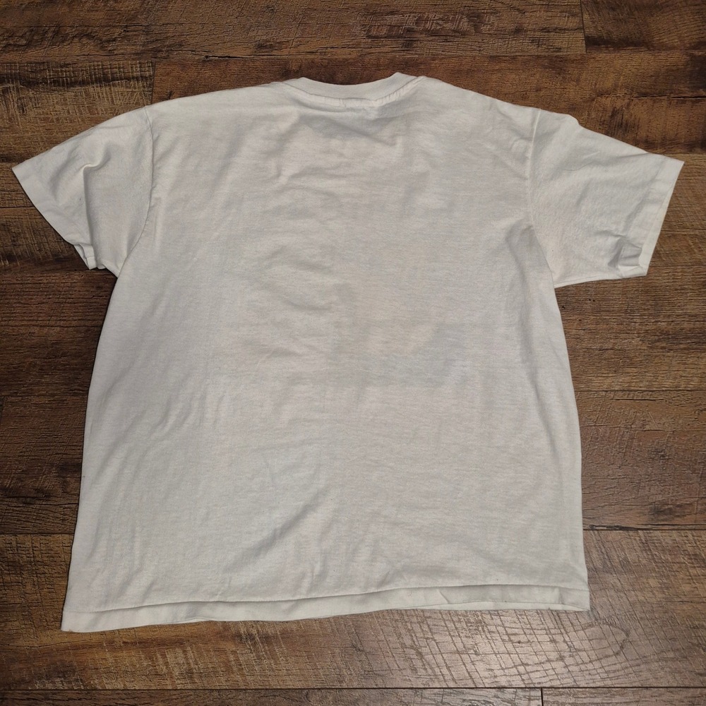 Vintage Puerto Rico Shirt San Juan Computer Graphic Mens XL White Cotton - Picture 9 of 10